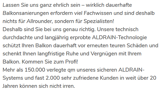 Balkongeländer aus  Filderstadt, Steinenbronn, Waldenbuch, Neckartailfingen, Wolfschlugen, Aichtal, Denkendorf und Leinfelden-Echterdingen, Neuhausen (Fildern), Ostfildern